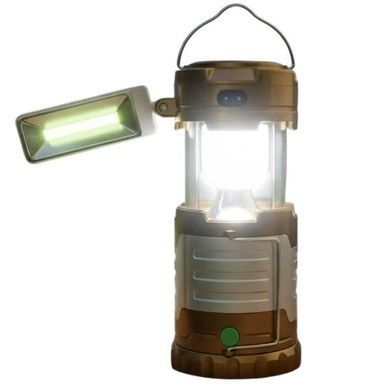 Кемпінговий ліхтар акумуляторний 220V TJ-288 5+1LED COB Золото