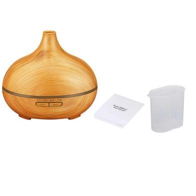 Зволожувач повітря Aroma Diffuser 7 LED color 500 мл світле дерево