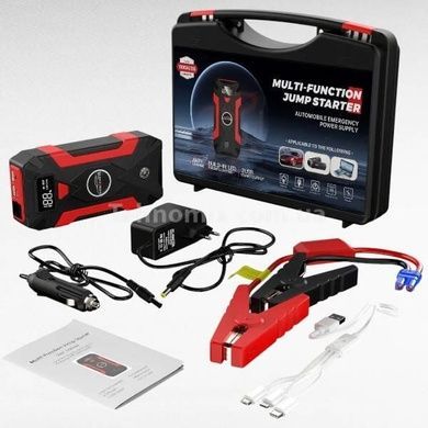Пускозарядний пристрій для автомобіля у валізі JUMPSTARTER QY31 Чорне з червоним