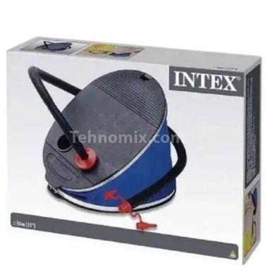 Насос ножной механический 29см 69611 INTEX Черный с синим