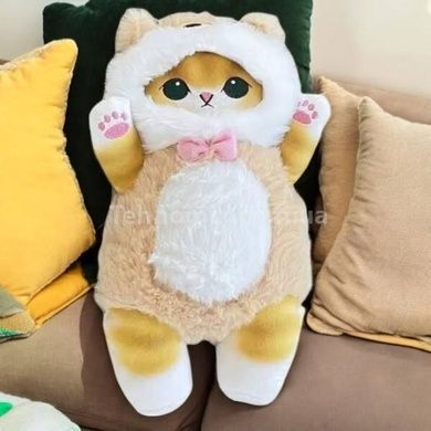 Игрушка мягкая 30см Котик в костюмчике Собачки