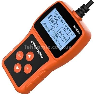 Сканер для діагностики авто MS309PRO OBD2 Оранжевий з чорним