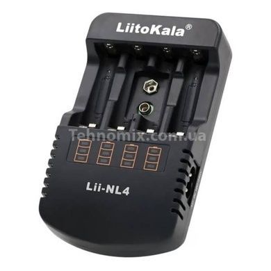 Зарядное устройство на 4 аккумулятора ААА LiitoKala Lii-NL4 Черное