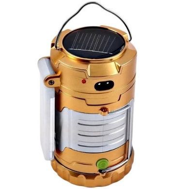Кемпінговий ліхтар акумуляторний 220V TJ-288 5+1LED COB Золото