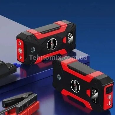 Пускозарядний пристрій для автомобіля у валізі JUMPSTARTER QY31 Чорне з червоним