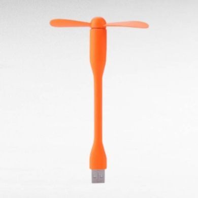 Мини-вентилятор для ноутбука, повербанка и ПК в USB Оранжевый
