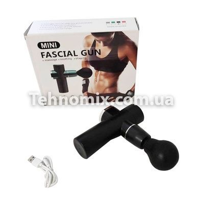 Массажный пистолет Mini Fascial Gun Черный