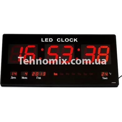 Настінний годинник з Led підсвічуванням 4622 Червоні