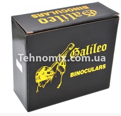 Бінокль компактний оптичний з чохлом 8X40 Galileo W7 Чорний