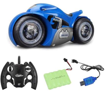 Радіокерованний мотоцикл Drift Motorcycle Mist Spray Car Синій