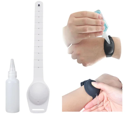 Браслет Sunroz Wristband Sanitizer для антисептика 10 мл (в асортименті)