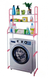 Стеллаж для хранения над стиральной машиной Laundry Rack TW-106 Розовый