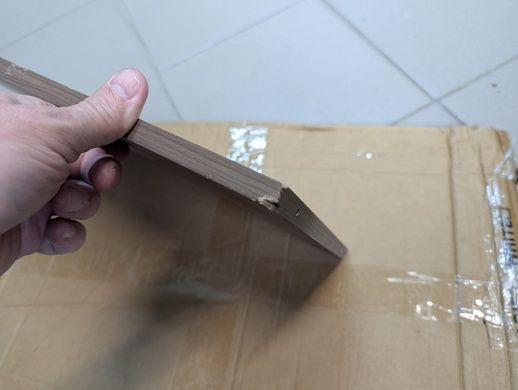 УЦІНКА! Полиця кухонна над мікрохвильовою піччю Microwave rack AND 979 Темне дерево