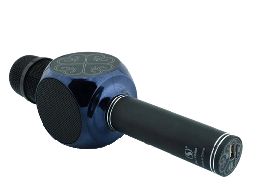 Беспроводной Bluetooth микрофон для караоке YS-63 Синий