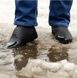 Силиконовые водонепроницаемые чехлы-бахилы для обуви от дождя и грязи, размер M Черные