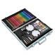 Набір для дитячої творчості та малювання Painting Set 145 предметів Космонавт Блакитний