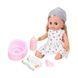 Іграшка Пупс інтерактивний 30см 12 звуків + аксесуари Vinyl Doll WZB8809-9