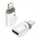 Адаптер переходник XO NB256E Type-c female to Lightning adapter Белый