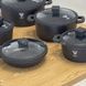 Набор посуды с крышками 10 предметов Top Kitchen ТК00050 Черный