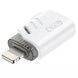 Адаптер переходник XO NB256E Type-c female to Lightning adapter Белый