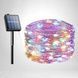 Світлодіодна гірлянда 12м 100LED RGB (живлення від сонячної панелі) Мультикольорова