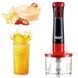 Блендер погружной 5в1 со сменными насадками Blender Stir bar R.340 RAF Черный с красным