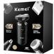 Машинка для стрижки волос со сменными насадками Kemei KM-1004 Черный