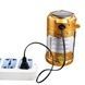 Кемпінговий ліхтар акумуляторний 220V TJ-288 5+1LED COB Золото