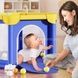 Манеж детский игровой Шестигранник с мягким дном Синий