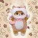 Игрушка мягкая 30см Котик в костюмчике Собачки