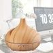 Зволожувач повітря Aroma Diffuser 7 LED color 500 мл світле дерево