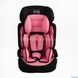 Автокресло детское система ISOFIX вес ребенка от 9-36 кг JOY RS-64188 Розовое