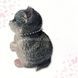 Сквіш-антистрес Котик сидить 11*16см Pinch Family Білий з чорним