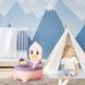 Горщик дитячий складаний зі змінним контейнером Курча ВМ-23510 Bimbo Рожевий
