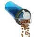 Поїлка-годівниця для тварин подвійна зі складною мискою Pet Drink Bottle Блакитна