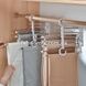 Вішалка тремпель для штанів 5 в 1 New Rack Metal Біла