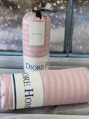Простынь на резинке(180х200см) Diore Pudra Сатин-страйп Хлопок