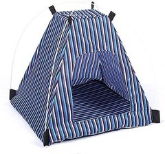 Палатка для собак Синяя полоска