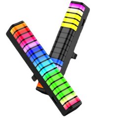 Эквалайзер автомобильный светодиодный в виде ритма RGB
