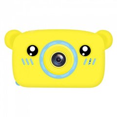 Детский фотоаппарат в чехле Мишка Camera Желтый