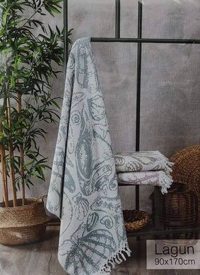 Рушник Пештемаль Pupilla PUP. Lagun yesil 90х170 Бавовна