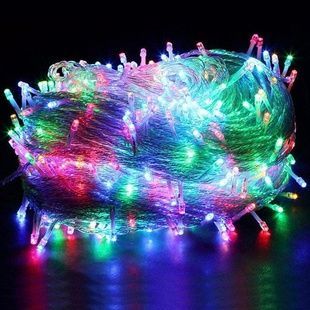 Гірлянда Xmas Нитка 400 LED Мультик (прозорий провід, 20 метрів)