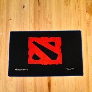 Коврик для компьютерной мыши 36*50см G-9 Dota Valve Черный с красным