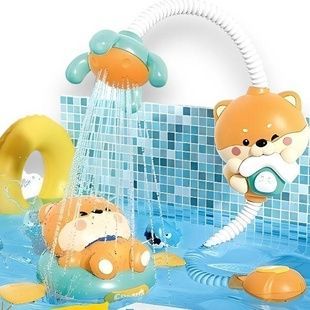 Игрушка для купания Собачки с насосом 3*АА 33301