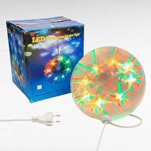 Шар садовый декоративный подвесной с LED-подсветкой Ceiling colourful star Мультиколор