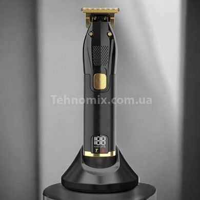 Машинка акумуляторна для стрижки для волосся з дисплеєм ENZO EN-5048 Чорна