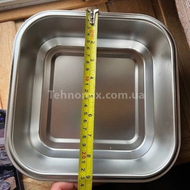 Контейнер пищевой из нержавеющей стали с крышкой 3000ml AND 20687-15 A Серый