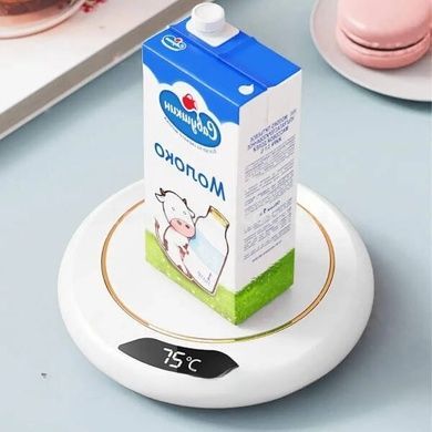 Подставка с подогревом для чашки Heating Cup Белая
