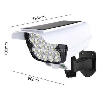 Ліхтар вуличний у вигляді камери із сонячною панеллю та пультом Solar Light JLP-2177