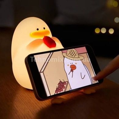 Ночник аккумуляторный Утка в шляпе 1200mAh LED 0.95W Shinedo SD-SR084 USB Type-C Белый